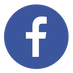Round blue Facebook logo